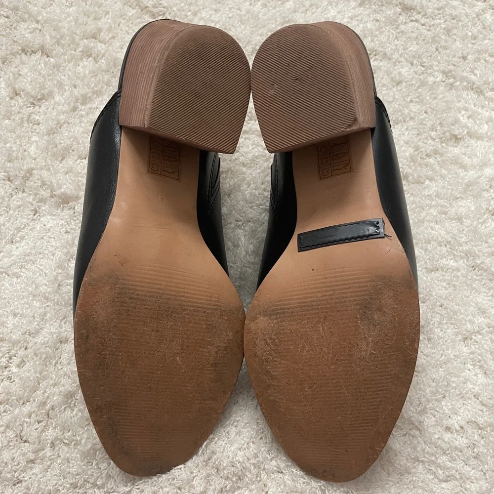 Madewell Harper Stacked Heel Mules - Picture 7 of 9
